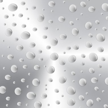 arka plan ile su damlaları ile-metalleri