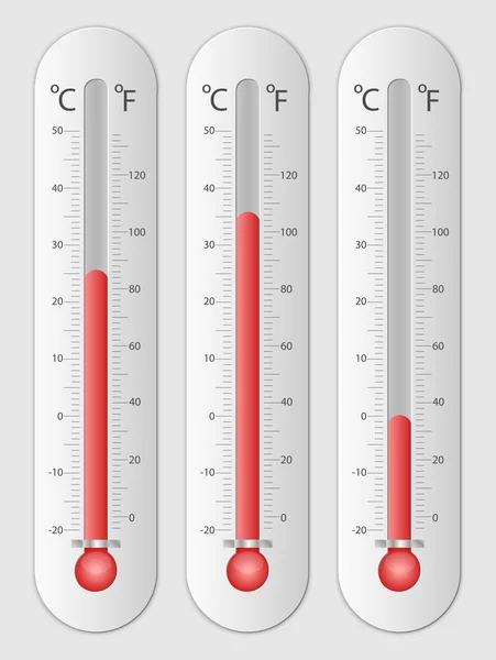 Moderne Thermometer für die Konstruktion — Stockvektor