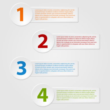 daireler ile afiş soyut. Infographic tasarım