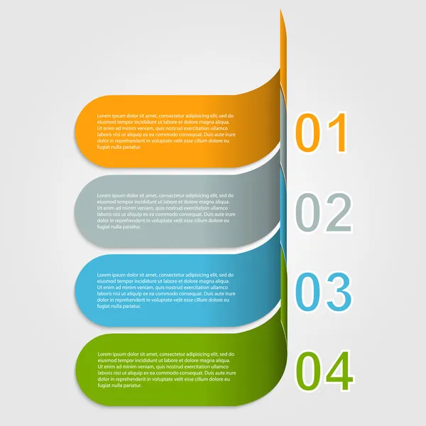 Infographie moderne. Éléments de conception — Image vectorielle