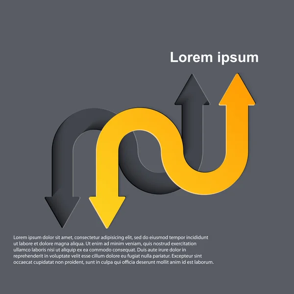 Infographie moderne, éléments de design réalistes — Image vectorielle