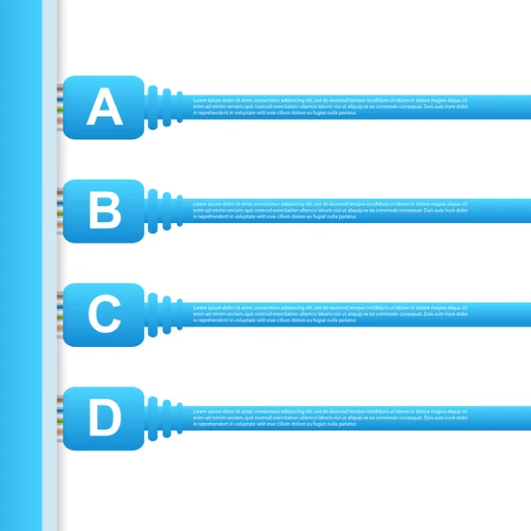 Zakelijke verbinding kabel infographic. moderne ontwerpelement. — Stockvector