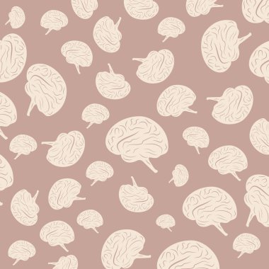 arka plan insan beyni. vektör çizim.