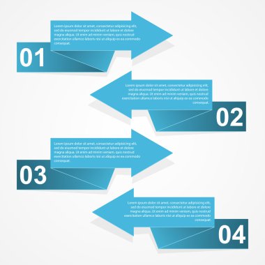 soyut kağıt Infographic