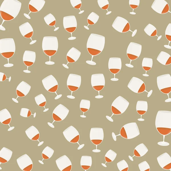 赤ワインとビンテージ パターン使い捨てからす。ベクトル イラスト. — ストックベクタ
