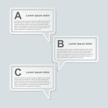 soyut kağıt Infographic.