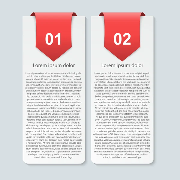 Abstrakt papper infographic. vektor illustration. — Stock vektor