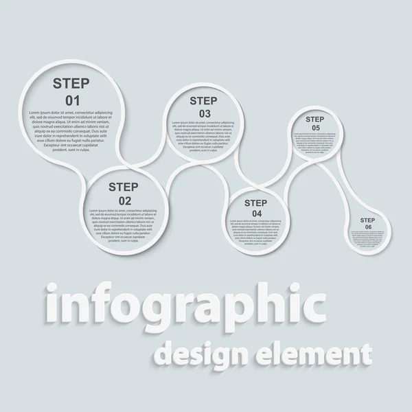 Moderne Infografik. Designelemente. Vektorillustration. — Stockvektor