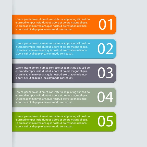 Infográfico de negócios. Elementos de projeto — Vetor de Stock