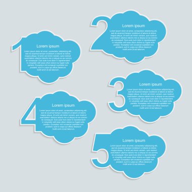 soyut infographics seçenek sayısı.