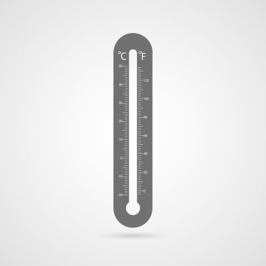 Vector thermometer icon. clipart