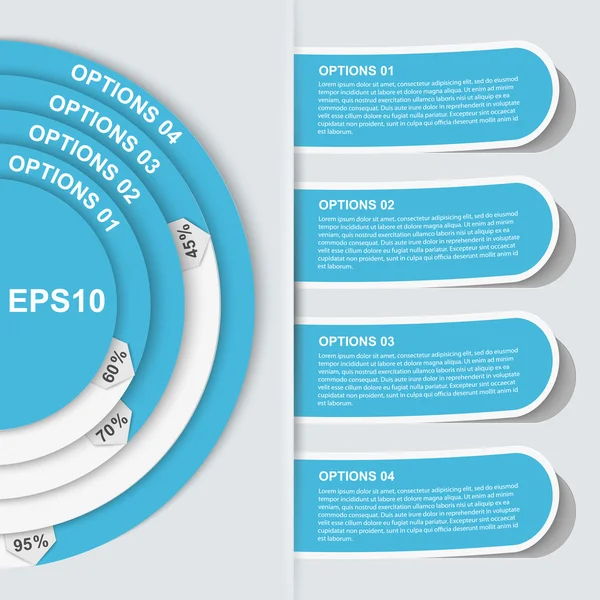 Moderna infographic. designelement — Stock vektor