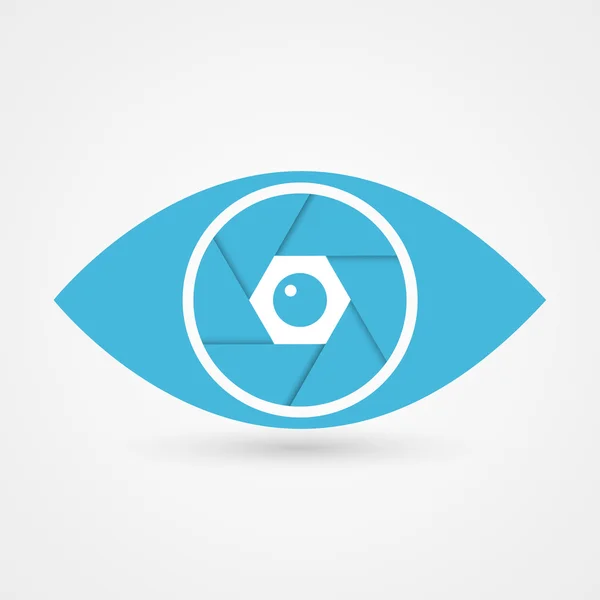 Icono del ojo del vector — Vector de stock