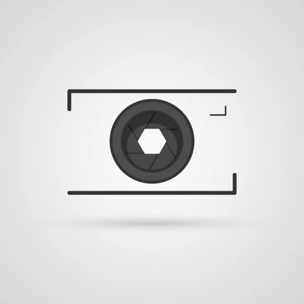 Vector camera icon. — Stock Vector