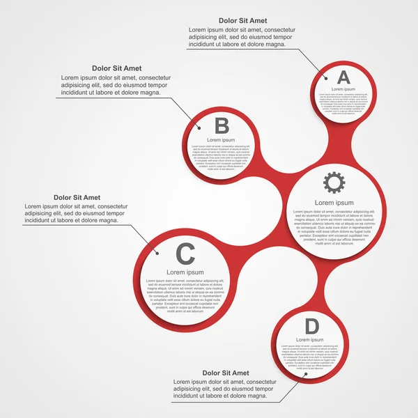 Soyut Infographic. tasarım öğeleri. — Stok Vektör