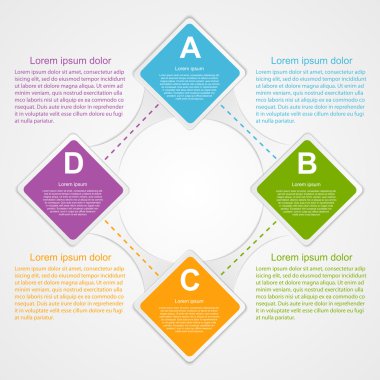 Modern Infographic. tasarım öğeleri.