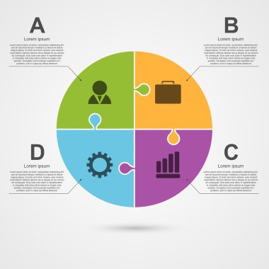 Infographic vektör. tasarım öğeleri.
