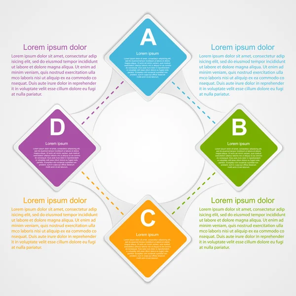 Infografica moderna. Elementi di design . — Vettoriale Stock