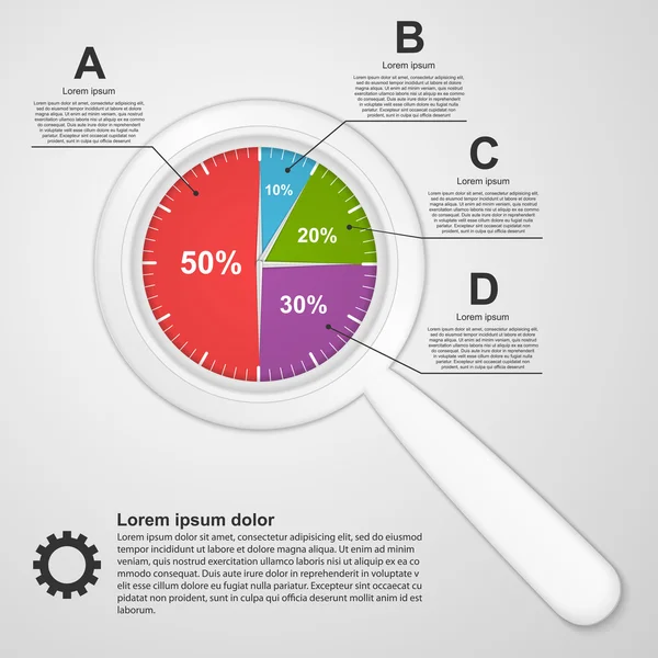 Infographic design template. Vector illustration — Stock Vector