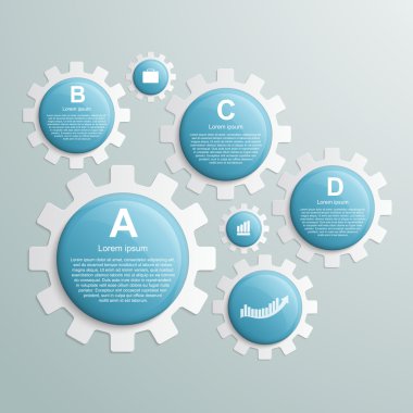 vites Infographic tasarım şablonu.