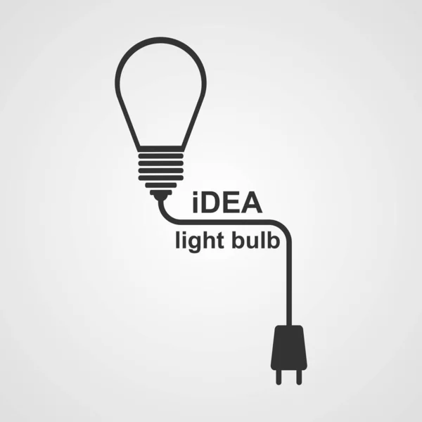 Light Bulb Plug Concept — Stock Photo, Image