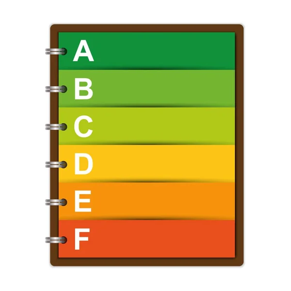 Infografía Plantilla Diseño Moderno Papel Cuaderno Ilustración — Foto de Stock