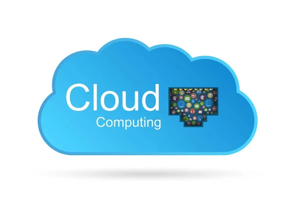 Conception Concept Cloud Computing — Photo