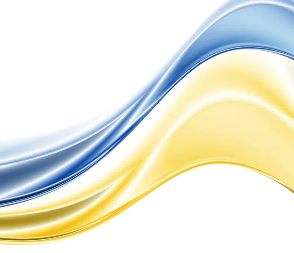 Abstrakter Hintergrund Den Farben Der Ukrainischen Flagge — Stockvektor