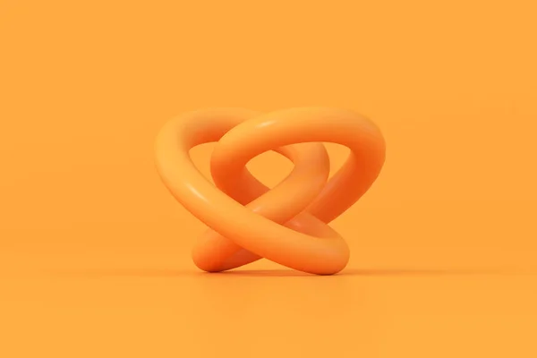 Illustration Abstrakt Rendering Orange Bakgrund — Stockfoto