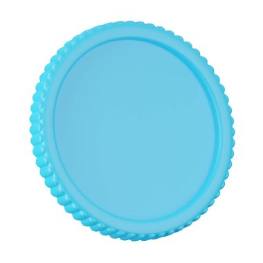 3d render of coin icon isolated on white background.