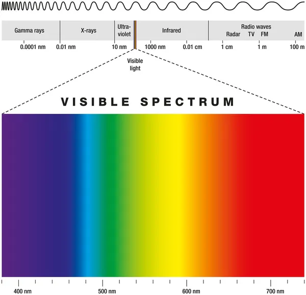 Elektromagnetisch spectrum — Stockvector