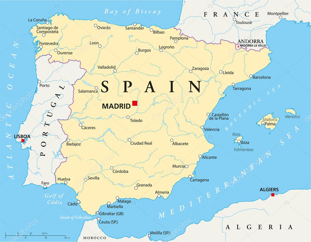 İspanya Haritası 27449301