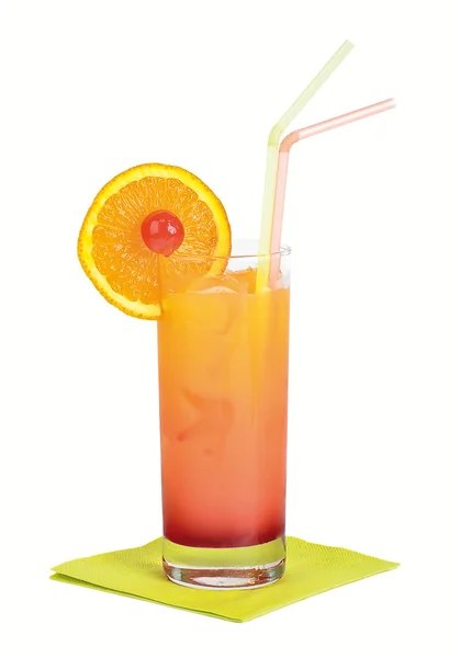 Tequila Sunrise Cocktail — Stock Photo, Image