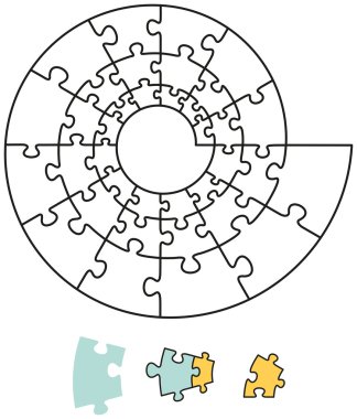 Spiral Puzzle clipart