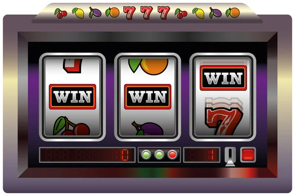Slot Machine Win — Stock Vector
