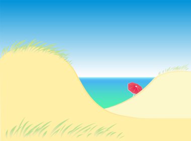Dunes by the Sea clipart