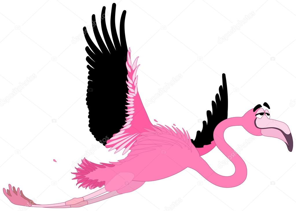 Comic Flamingo