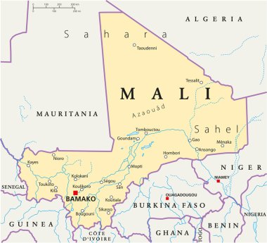 mali siyasi harita