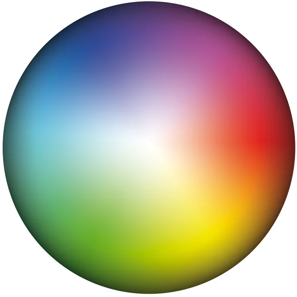 颜色轮亮度 — 图库照片