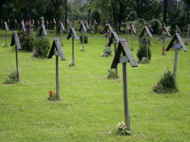 Wooden Grave Crosses