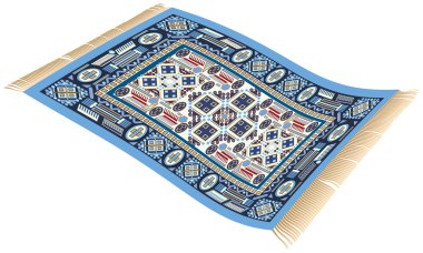 Magic Carpet Blue clipart