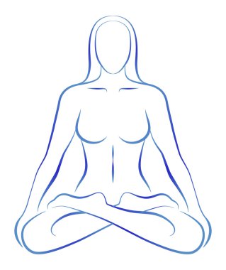 meditasyon yoga pozisyon kadın
