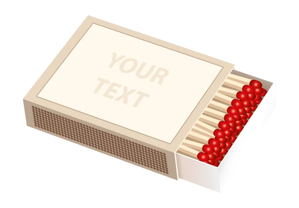 Matchbox Horizontal — Stock Illustration Matchbox Horizontal Vector Graphics