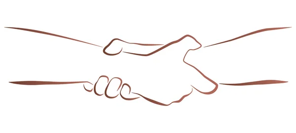 Handshake grepp — Stock vektor