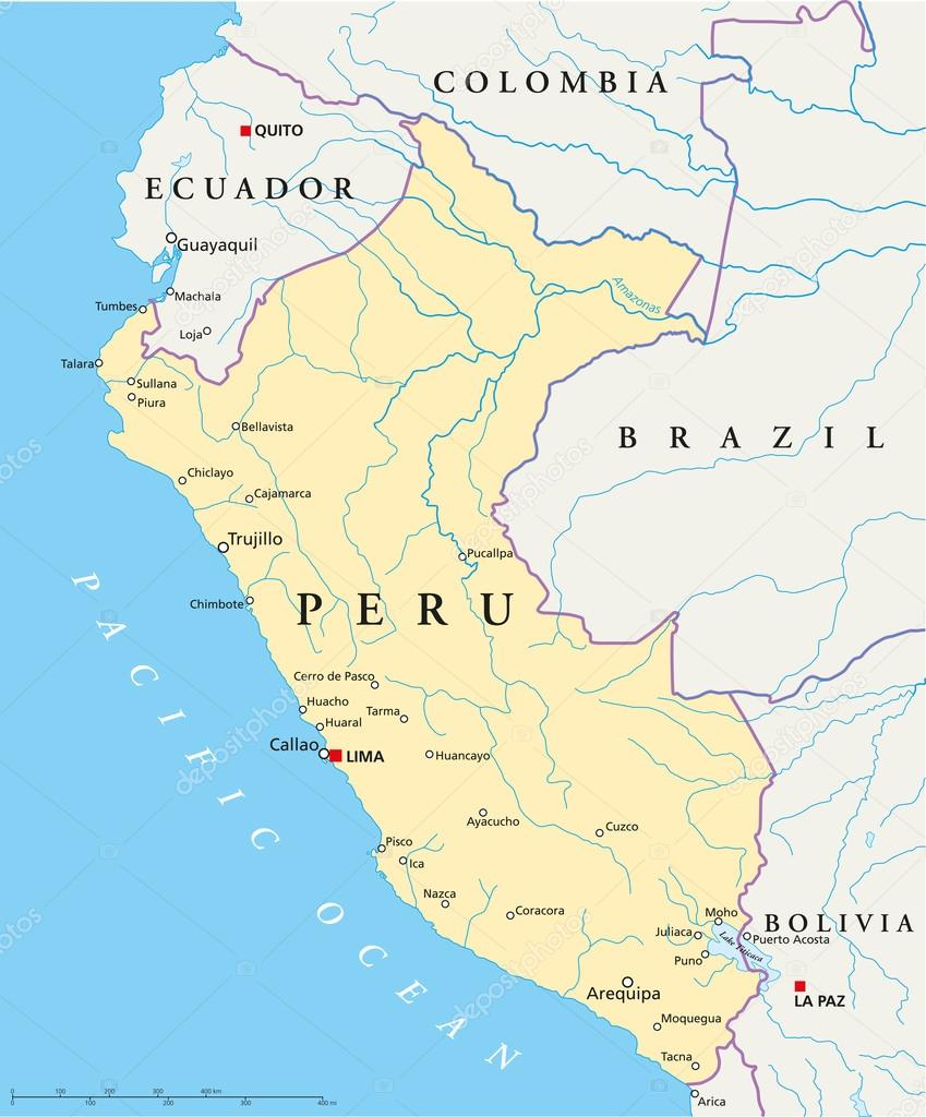 peru karta Peru politiska karta — Stock Vektor © Furian #47700857 peru karta