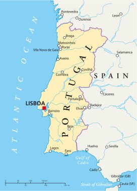 Portekiz siyasi haritası