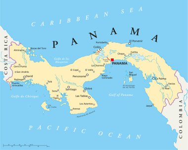 Panama siyasi Haritası