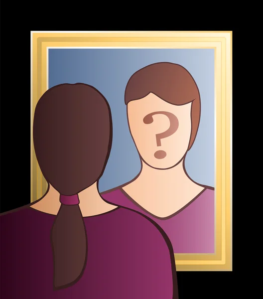 Kim olduğumu ayna kadın