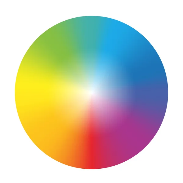 Gradient Color Wheel — Stock Vector