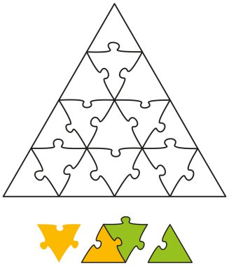 jigsaw puzzle üçgenin